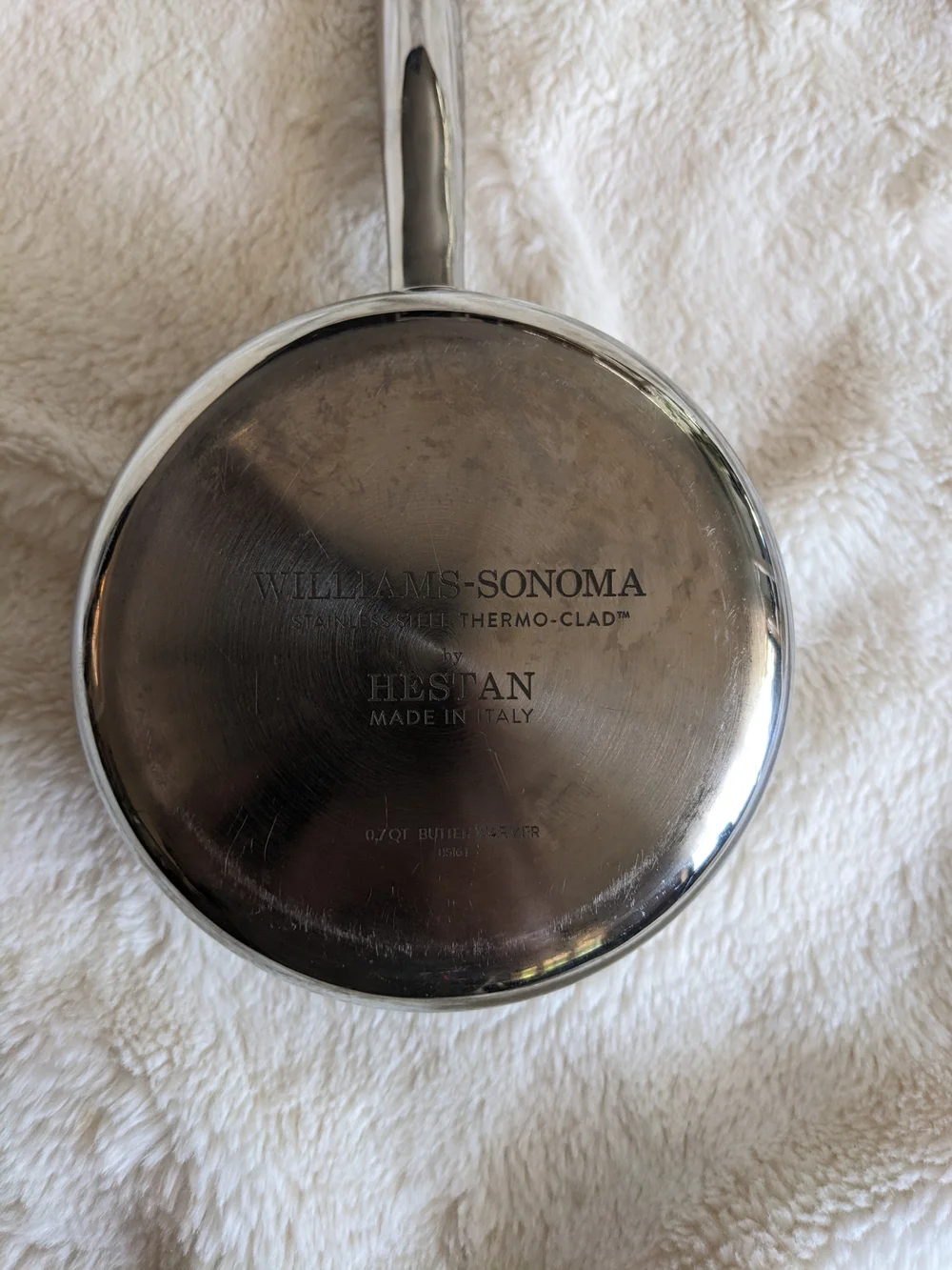 Williams Sonoma Stainless Steel Saucepan - Silver